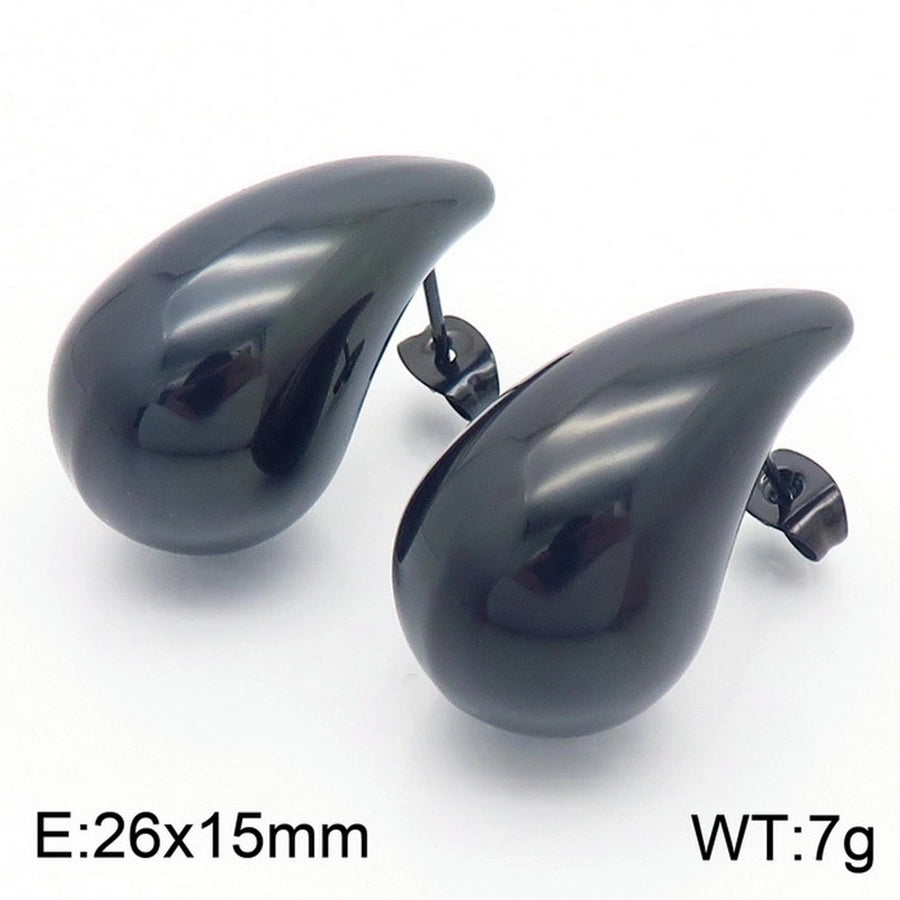 Stainless Steel 18K Gold Plated Ear Studs