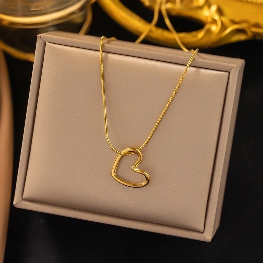 Stainless Steel  Elegant Heart
