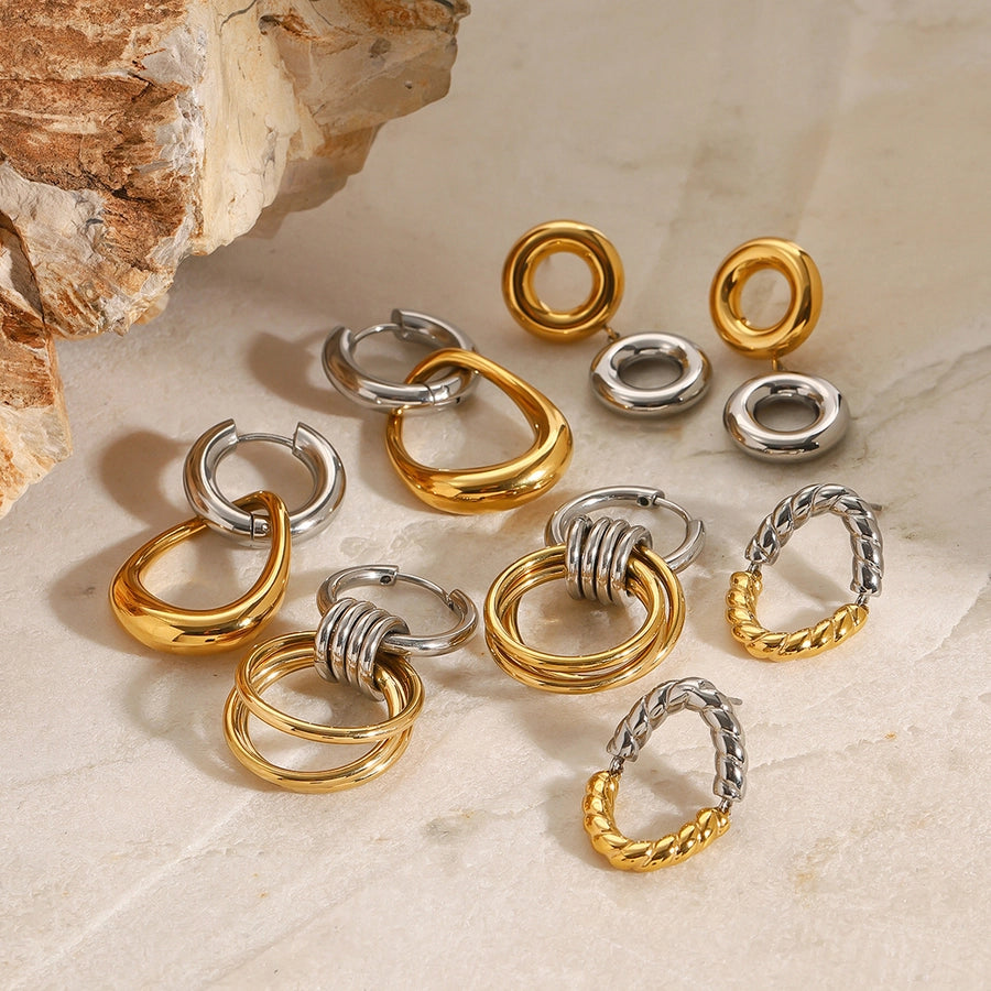 Style Geometric Mixed Stainless Steel