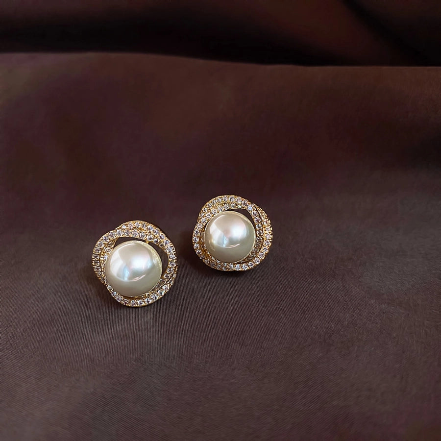 elegant flower earrings